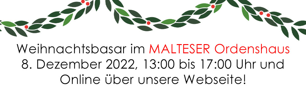 Malteser Ordenshaus Weihnachtsbasar BB