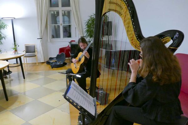 Malteser Ordenshaus Konzert Harfe Gitarre 03